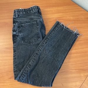 STRAIGHT LEG BLACK CUTE ZARA JEANS